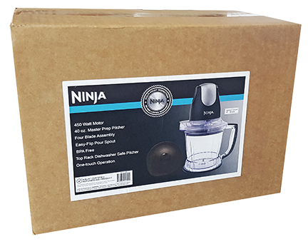 Certified Refurbished Ninja Storm QB751QBK Food Processor & Drink Maker Black 