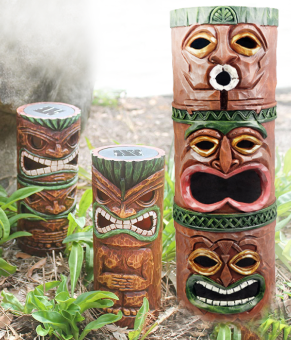 MOONRAYS® 3PC SOLAR ISLAND TOTEM SET